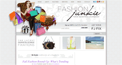 Desktop Screenshot of fashionjunkie.com